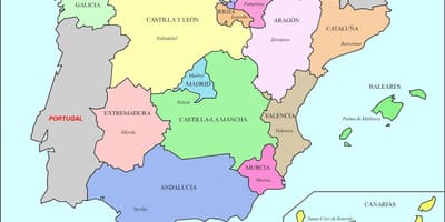 Mapa średniowiecznej Hiszpanii