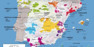 Wina Hiszpanii na mapie