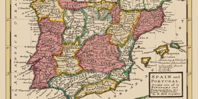 Starożytna Hiszpania mapa