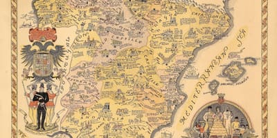 Starożytna mapa Hiszpanii